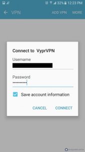 configure VPN no Android